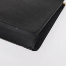 LOUIS VUITTON Epi Pochette Homme Clutch Bag Black Noir M52522 LV Auth 153345-16