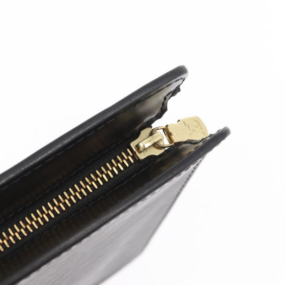 LOUIS VUITTON Epi Pochette Homme Clutch Bag Black Noir M52522 LV Auth 153345