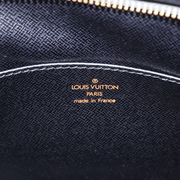 LOUIS VUITTON Epi Pochette Homme Clutch Bag Black Noir M52522 LV Auth 153345