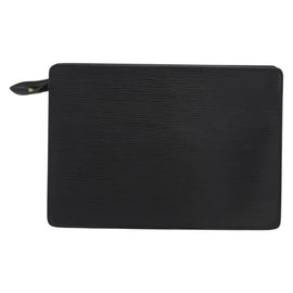 LOUIS VUITTON Epi Pochette Homme Clutch Bag Black Noir M52522 LV Auth 153345 - 0