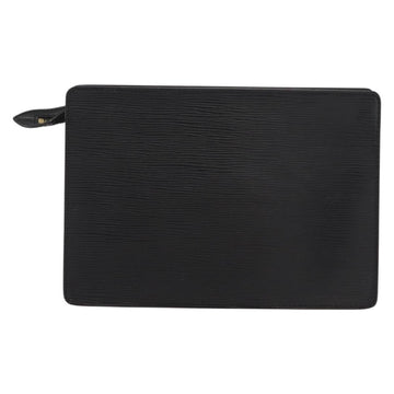 LOUIS VUITTON Epi Pochette Homme Clutch Bag Black Noir M52522 LV Auth 153345 - 0