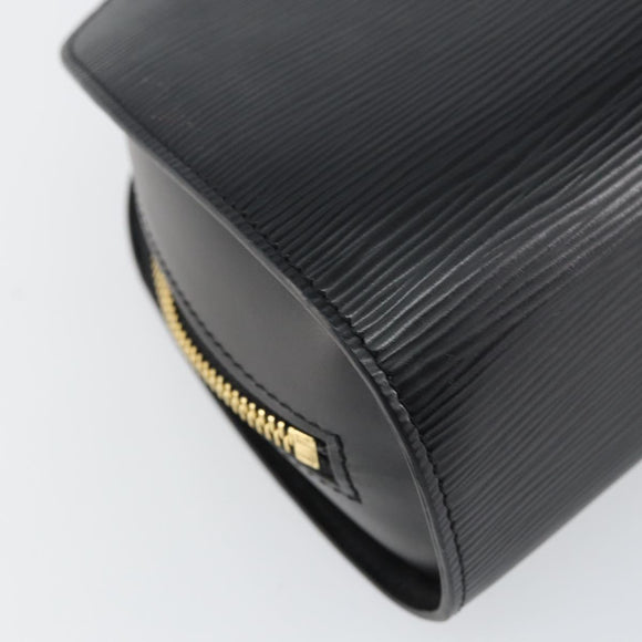 LOUIS VUITTON Epi Dauphine GM Cosmetic Pouch Black M48432 LV Auth 153346