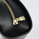 LOUIS VUITTON Epi Dauphine GM Cosmetic Pouch Black M48432 LV Auth 153346-8