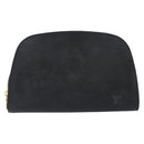LOUIS VUITTON Epi Dauphine GM Cosmetic Pouch Black M48432 LV Auth 153346-13