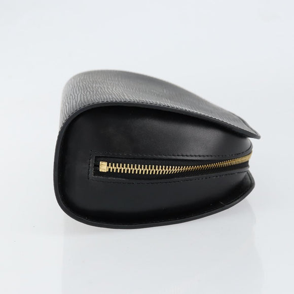 LOUIS VUITTON Epi Dauphine GM Cosmetic Pouch Black M48432 LV Auth 153346