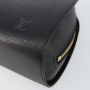 LOUIS VUITTON Epi Dauphine GM Cosmetic Pouch Black M48432 LV Auth 153346-7
