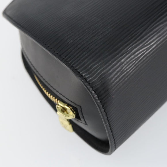 LOUIS VUITTON Epi Dauphine GM Cosmetic Pouch Black M48432 LV Auth 153346