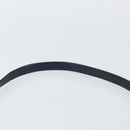 Christian Dior Trotter Canvas Shoulder Bag Navy Gold Auth 153348-8