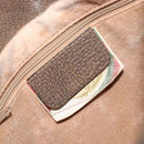 GUCCI GG Supreme Web Sherry Line Bag PVC Beige Gold 10 02 056 Auth 153349-18