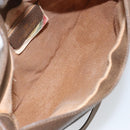 GUCCI GG Supreme Web Sherry Line Bag PVC Beige Gold 10 02 056 Auth 153349-10