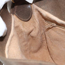 GUCCI GG Supreme Web Sherry Line Bag PVC Beige Gold 10 02 056 Auth 153349-20