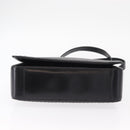 BALLY Quilted Shoulder Bag Leather Black Gold Auth 153353-5