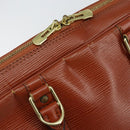 LOUIS VUITTON Epi Porte Documents Voyage Business Bag Brown M54478 Auth 153355-9