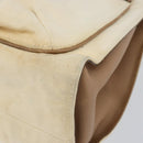 GUCCI Bamboo Hand Bag Canvas Ivory Gold 109138 Auth 153356-9