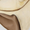 GUCCI Bamboo Hand Bag Canvas Ivory Gold 109138 Auth 153356-14