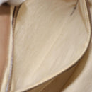 GUCCI Bamboo Hand Bag Canvas Ivory Gold 109138 Auth 153356-22