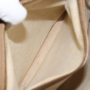 GUCCI Bamboo Hand Bag Canvas Ivory Gold 109138 Auth 153356-24