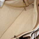 GUCCI Bamboo Hand Bag Canvas Ivory Gold 109138 Auth 153356-25