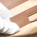 GUCCI Bamboo Hand Bag Canvas Ivory Gold 109138 Auth 153356-12