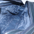 GUCCI GG Supreme Sherry Line Shoulder Bag PVC Navy Gold 904 02 049 Auth 153358-18