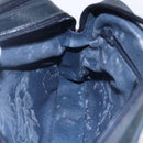 GUCCI GG Supreme Sherry Line Shoulder Bag PVC Navy Gold 904 02 049 Auth 153358-19