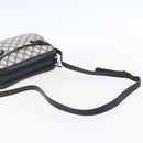 GUCCI GG Supreme Sherry Line Shoulder Bag PVC Navy Gold 904 02 049 Auth 153358-7