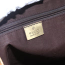 GUCCI GG Canvas Sherry Line Tote Bag Beige Pink 131231 Auth 153359-17