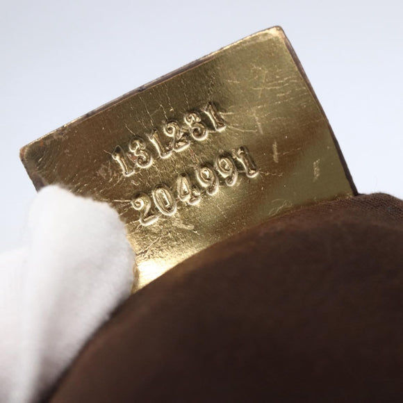 GUCCI GG Canvas Sherry Line Tote Bag Beige Pink 131231 Auth 153359