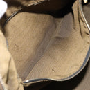 FENDI Zucca Canvas Vanity Hand Bag Black Brown Auth 153365-23