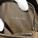 FENDI Zucca Canvas Vanity Hand Bag Black Brown Auth 153365-12