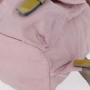 PRADA Backpack Nylon Pink Silver Auth 153366-20