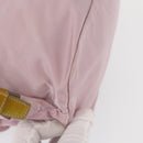 PRADA Backpack Nylon Pink Silver Auth 153366-21