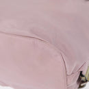 PRADA Backpack Nylon Pink Silver Auth 153366-22