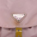 PRADA Backpack Nylon Pink Silver Auth 153366-24