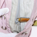 PRADA Backpack Nylon Pink Silver Auth 153366-31