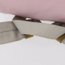 PRADA Backpack Nylon Pink Silver Auth 153366-14