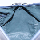 GUCCI GG Supreme Sherry Line Boston Bag PVC Navy Gold Red Auth 153368-19