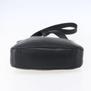 GUCCI Bamboo Hand Bag Leather 2way Black Gold 001 1998 1638 Auth 153369-11