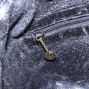 GUCCI Bamboo Hand Bag Leather 2way Black Gold 001 1998 1638 Auth 153369-17