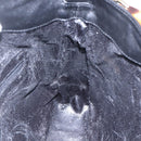 GUCCI Bamboo Hand Bag Leather 2way Black Gold 001 1998 1638 Auth 153369-20