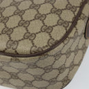 GUCCI GG Supreme Web Sherry Line Bag PVC Beige Gold 89 02 032 Auth 153370-16