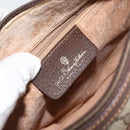 GUCCI GG Supreme Web Sherry Line Bag PVC Beige Gold 89 02 032 Auth 153370-19