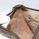 GUCCI GG Supreme Web Sherry Line Bag PVC Beige Gold 89 02 032 Auth 153370-21