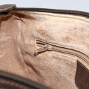 GUCCI GG Supreme Web Sherry Line Bag PVC Beige Gold 89 02 032 Auth 153370-22