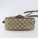 GUCCI GG Supreme Web Sherry Line Bag PVC Beige Gold 89 02 032 Auth 153370-5