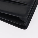 BALLY Hand Bag Leather 2way Navy Gold Auth 153371-9