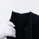 BALLY Hand Bag Leather 2way Navy Gold Auth 153371-21