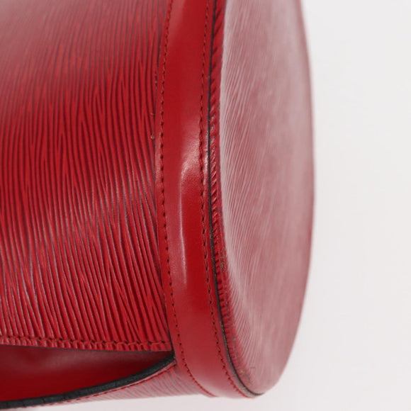 LOUIS VUITTON Epi Cluny Shoulder Bag Red M52257 LV Auth 153374
