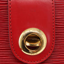 LOUIS VUITTON Epi Cluny Shoulder Bag Red M52257 LV Auth 153374-17