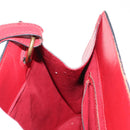 LOUIS VUITTON Epi Cluny Shoulder Bag Red M52257 LV Auth 153374-19